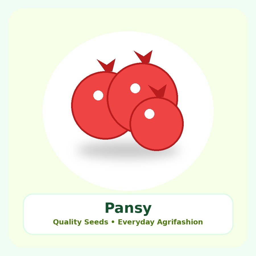 Pansy Seeds 25 Seeds